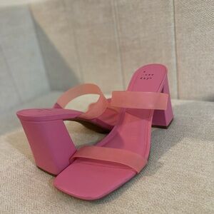A New Day Pink Heeled Shoes Elegant Design